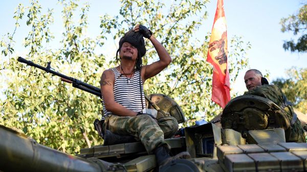 Prorosyjscy rebelianci na Ukrainie