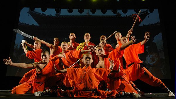Uczniowie klasztoru Shaolin