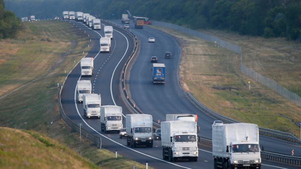 Rosyjski konwój z pomocą