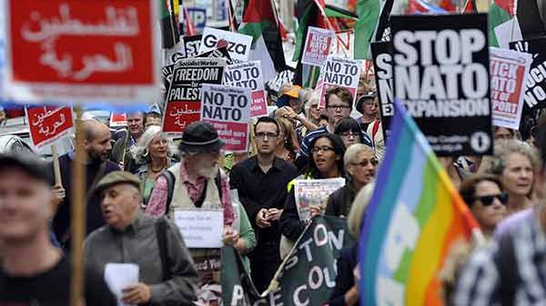 Demonstracja w Newport