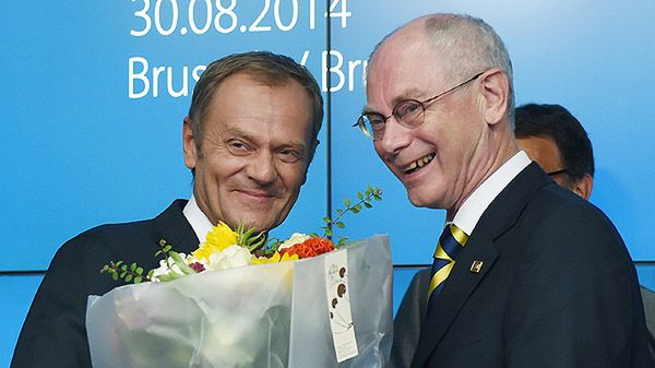 Donald Tusk i Herman Van Rompuy