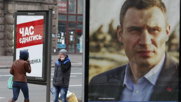 Plakat wyborczy - Witalij Kliczko