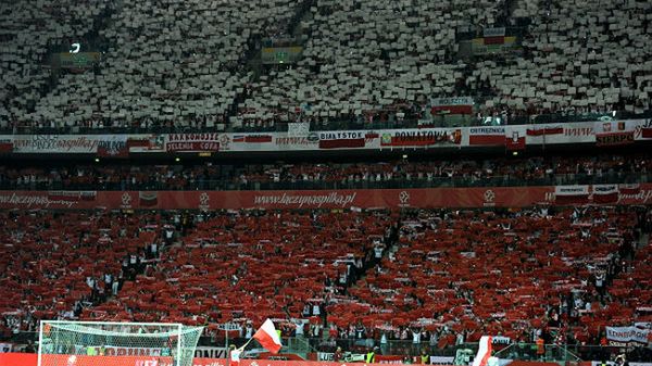 Kibice podczas meczu Polska-Niemcy