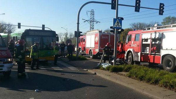 Wypadek na ul. Polskiej