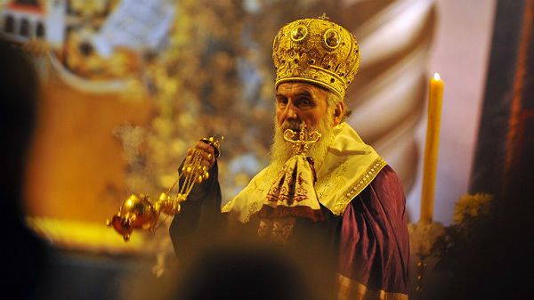 Zwierzchnik Serbskiego Kościoła Prawosławnego patriarcha Ireneusz