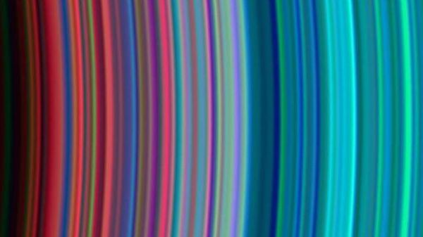 Pierścienie Saturna sfotografowane przez sondę Cassini