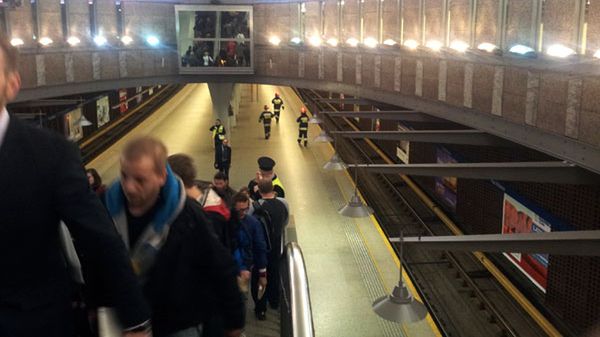 Ewakuacja metra w Warszawie