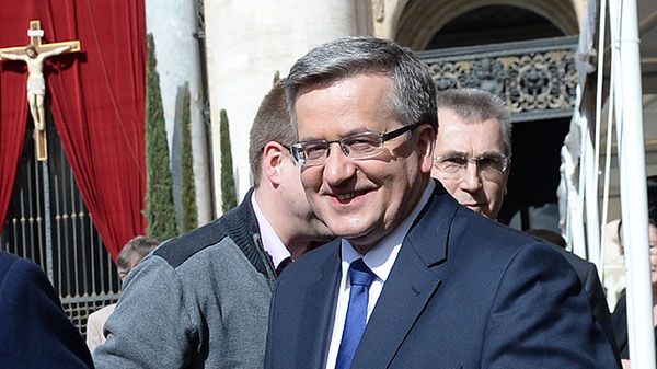 Bronisław Komorowski w Watykanie