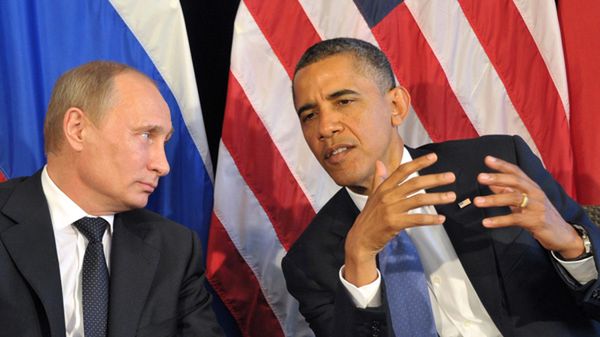 Barack Obama i Władimir Putin