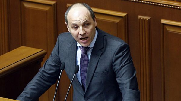 Sekretarz obrony Ukrainy Andrij Parubij