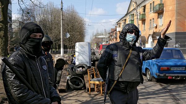 Prorosyjscy separatyści w Słowiańsku