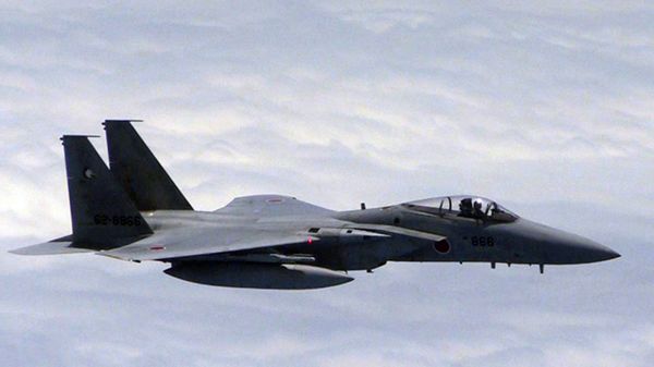 Japoński F-15 (zdjęcie opublikowane prze Chiny)