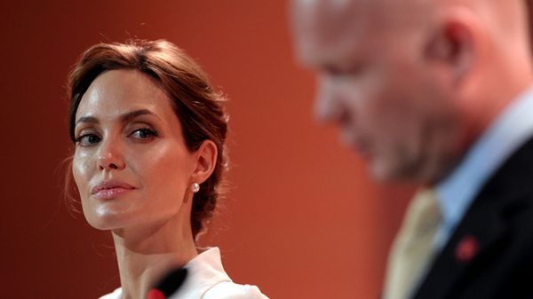 Angelina Jolie i William Hague