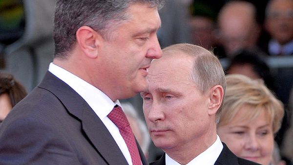 Petro Poroszenko i Władimir Putin
