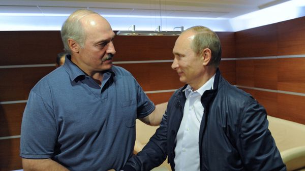 Alaksandr Łukaszenka i Władimir Putin