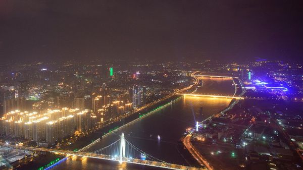 Guangzhou w prowincji Guangdong