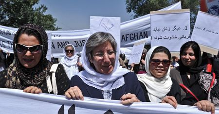 Afganistan: manifestacja w sprawie poszanowania praw kobiet
