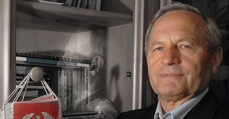 Szef BBN Stanisław Koziej na Ukrainie