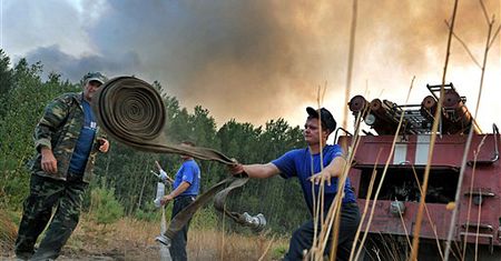 Pożar w pobliżu rosyjskiego ośrodka nuklearnego