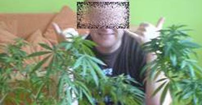 Odpowie przed sądem za zdjęcie z marihuaną