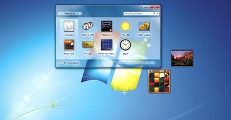 Windows 7 - wygląd pulpitu