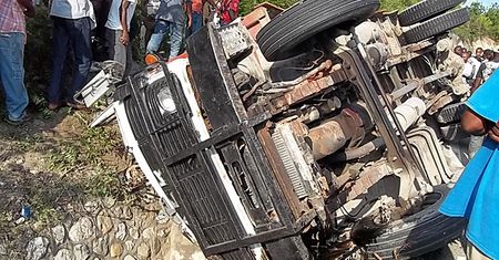 26 osób zginęło w katastrofie ciężarówki na Haiti