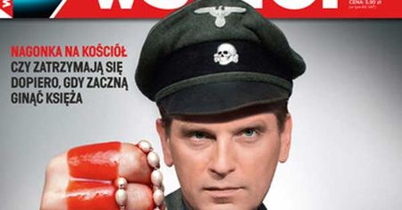 Tomasz Lis w mundurze SS - kontrowersyjna okładka