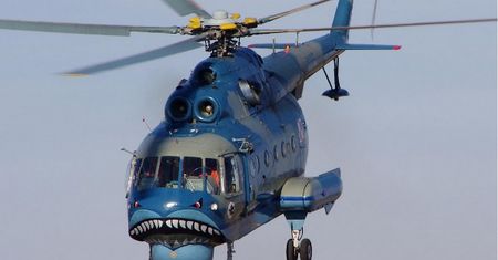 Szkolenie bojowe koło Ustki - śmigłowce zrzuciły bomby nad Bałtykiem