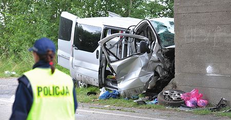 Wypadek busa w woj. zachodniopomorskim