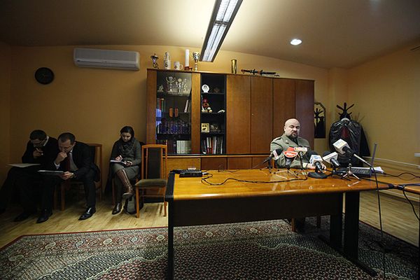 Prokurator Naczelnej Prokuratury Wojskowej płk Mikołaj Przybył