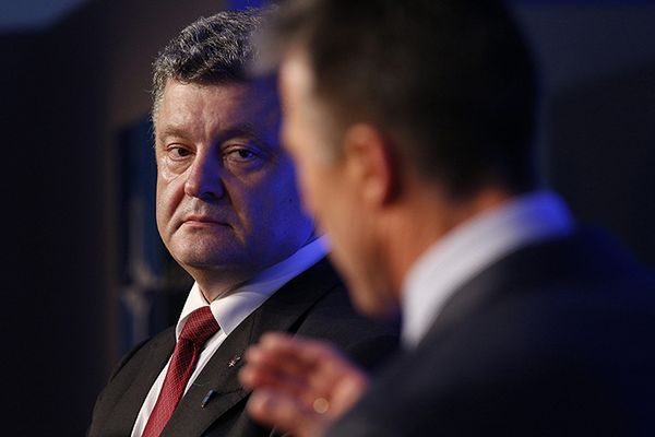 Petro Poroszenko i Anders Fogh Rasmussen