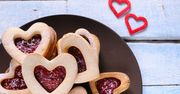 Kruche ciasteczka w kształcie serca
