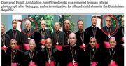 Abp Józef Wesołowski usunięty z oficjalnej fotografii