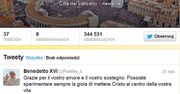 Ostatni tweet od Benedykta XVI: dziękuję za waszą miłość i wsparcie