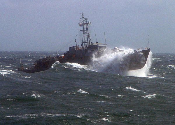 Polski okręt wojenny ORP "Czajka" zniszczył koleją minę na Morzu Bałtyckim