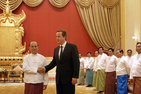 David Cameron z wizytą w Birmie jako pierwszy europejski premier