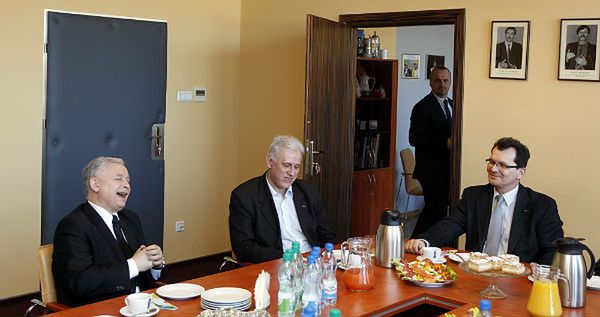 Prezes PiS spotkał się ze śląsko-dąbrowską Solidarnością
