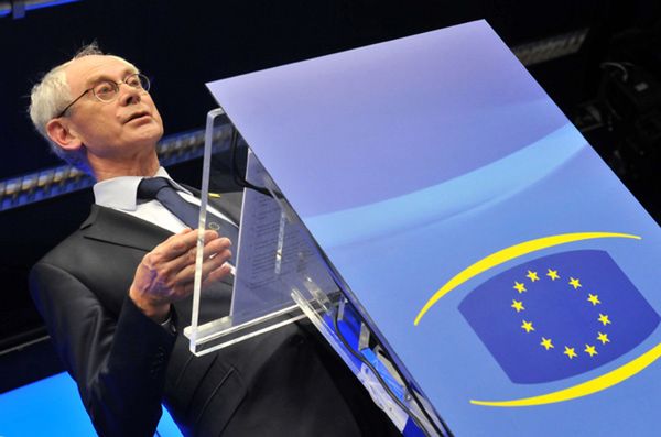 Uśmiechnięty Herman Van Rompuy o stanowiskach w UE: już ustalone
