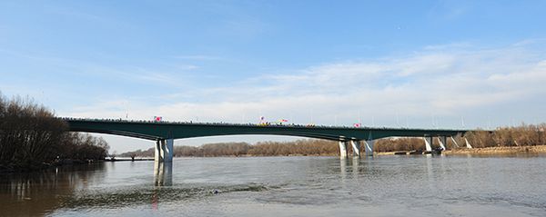 Oficjalne otwarcie nowego mostu w Warszawie