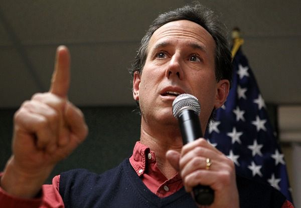 Rick Santorum - dobry człowiek z koncepcjami, ale niewybieralny