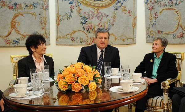 Prezydent spotkał się z wdową po Szpilmanie