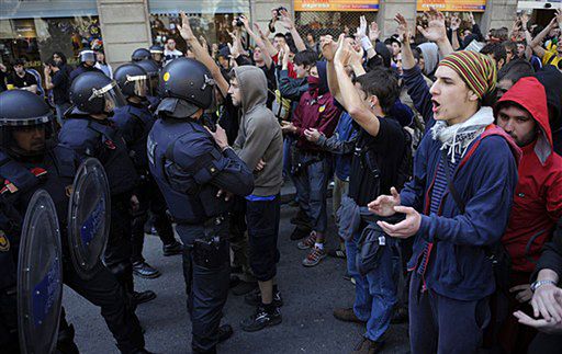 Studenci okupują uniwersytet w Barcelonie