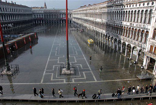 Znów "wysoka woda" w Wenecji