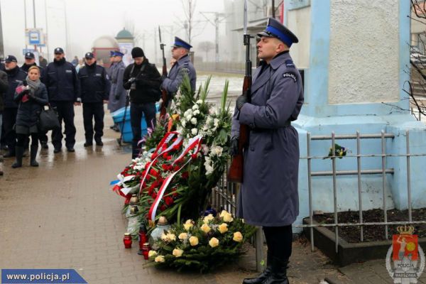 5. rocznica śmierci Andrzeja Struja - bohaterskiego policjanta z Warszawy