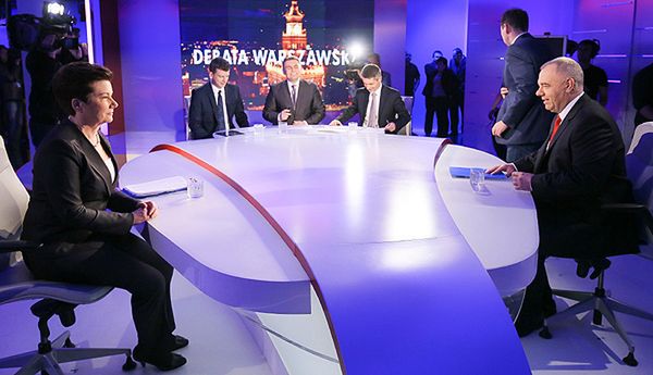PiS kontra PO. Kandydaci na prezydenta Warszawy starli się na antenie