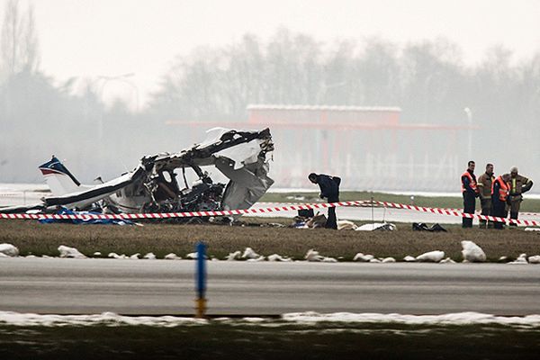 Pięć ofiar wypadku lotniczego w Brukseli