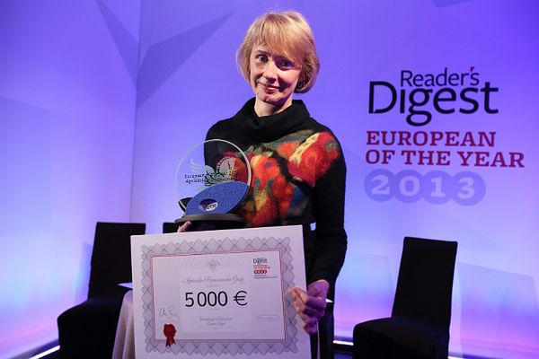 Agnieszka Romaszewska-Guzy - Europejczykiem Roku "Reader's Digest"