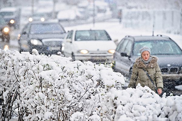Po opadach śniegu w Lubuskiem na drogach bardzo ślisko