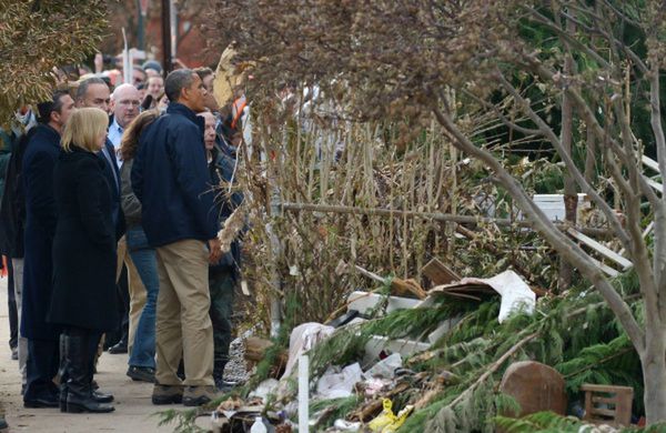 Barack Obama odwiedził poszkodowanych przez huragan Sandy
