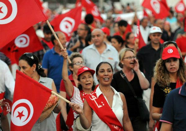 Antyrządowa demonstracja w Tunezji